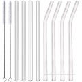  Reusable Long Glass Smoothie Straws Supplier